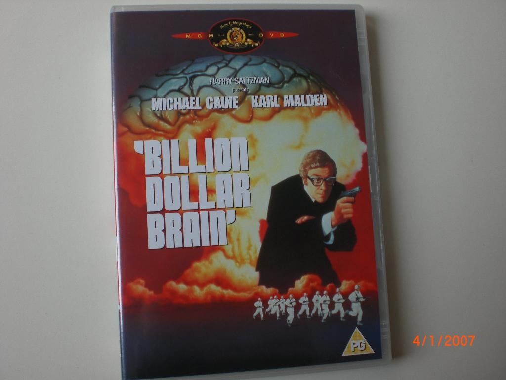 dvd Billion Dollar Brain Michael Caine Francoise Dorleac Kar, 1960 tot 1980, Vanaf 16 jaar, Ophalen of Verzenden, Zo goed als nieuw
