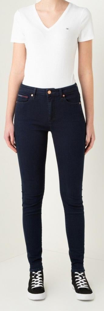 Tommy hilfiger high waist spijkerbroek jeans indigo maat 28, Kleding | Dames, Tommy Hilfiger, Verzenden, Blauw, W28 - W29 (confectie 36)