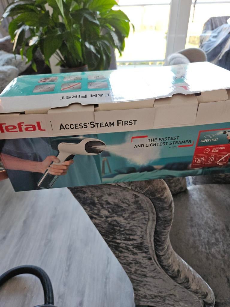 Tefal stoomreiniger kleding, Witgoed en Apparatuur, Stoomapparaten, Ophalen of Verzenden, Zo goed als nieuw