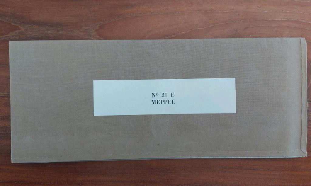 21E stafkaart uit 1964 Meppel Zwartslsuis Staphorst Rouveen, Ophalen of Verzenden, 1800 tot 2000, Nederland, Staat de Nederlanden