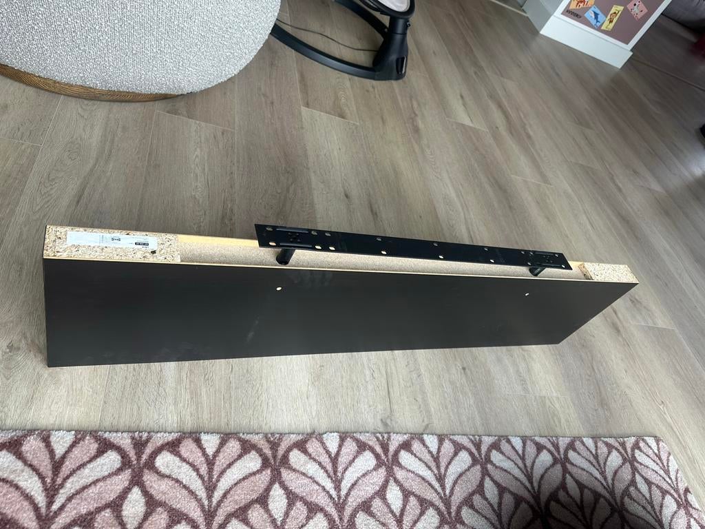 IKEA LACK wandplank zwart 110 cm, Ophalen, Gebruikt