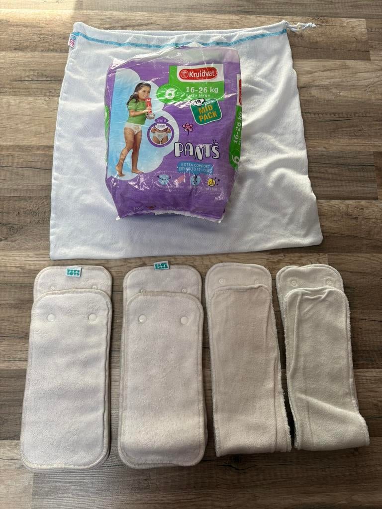 TotsBots PeeNut pads en boosters, Petit Lulu wasnet, Ophalen of Verzenden, Gebruikt, Overige typen, Overige merken