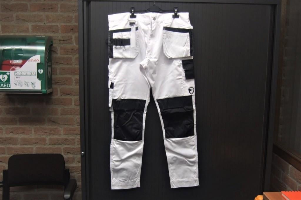 Werkbroek wit/zwart, Ophalen, Nieuw, Broek