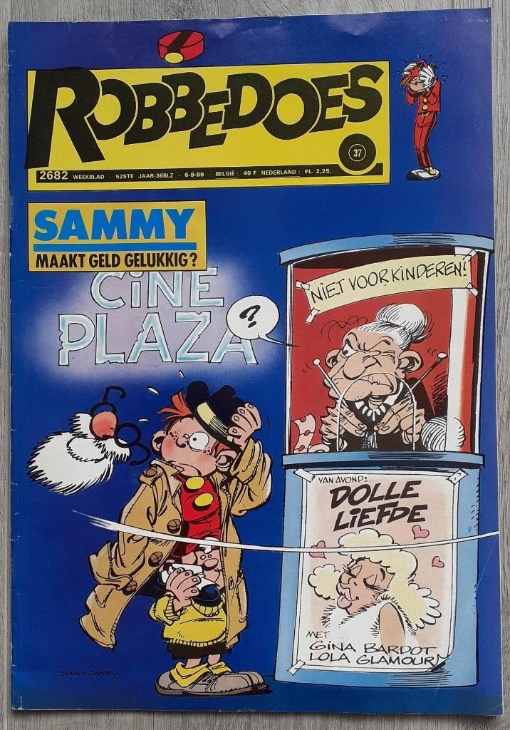 Robbedoes (06-09-1989), Eén stripboek, Ophalen of Verzenden, Gelezen