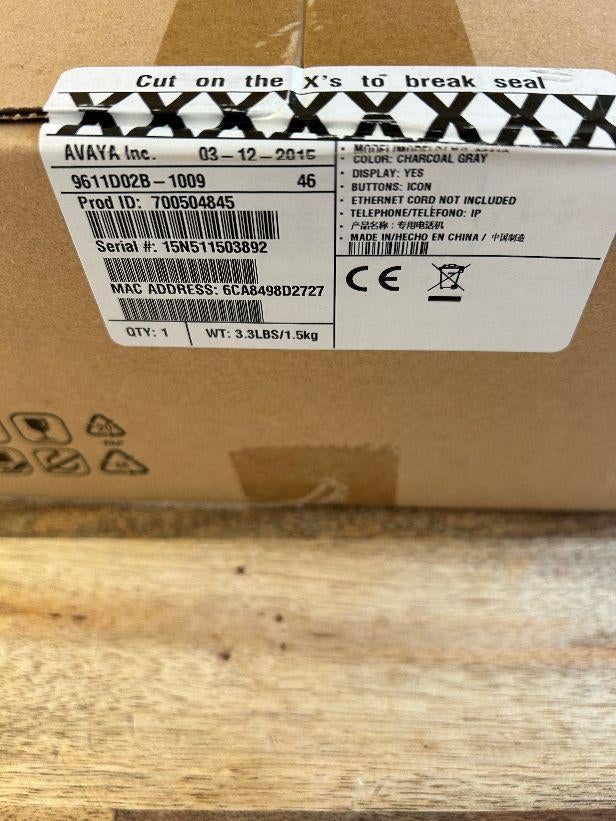 ➡️ NIEUW Avaya 9611G IP 9611 9611D02B 700504845, Ophalen of Verzenden, Nieuw