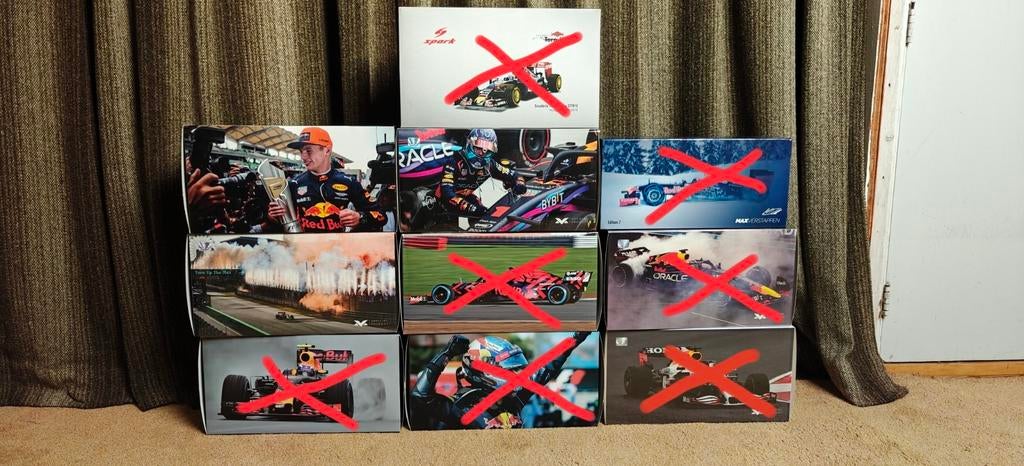 Max Verstappen 1:18 modellen, Ophalen of Verzenden, Zo goed als nieuw, Formule 1