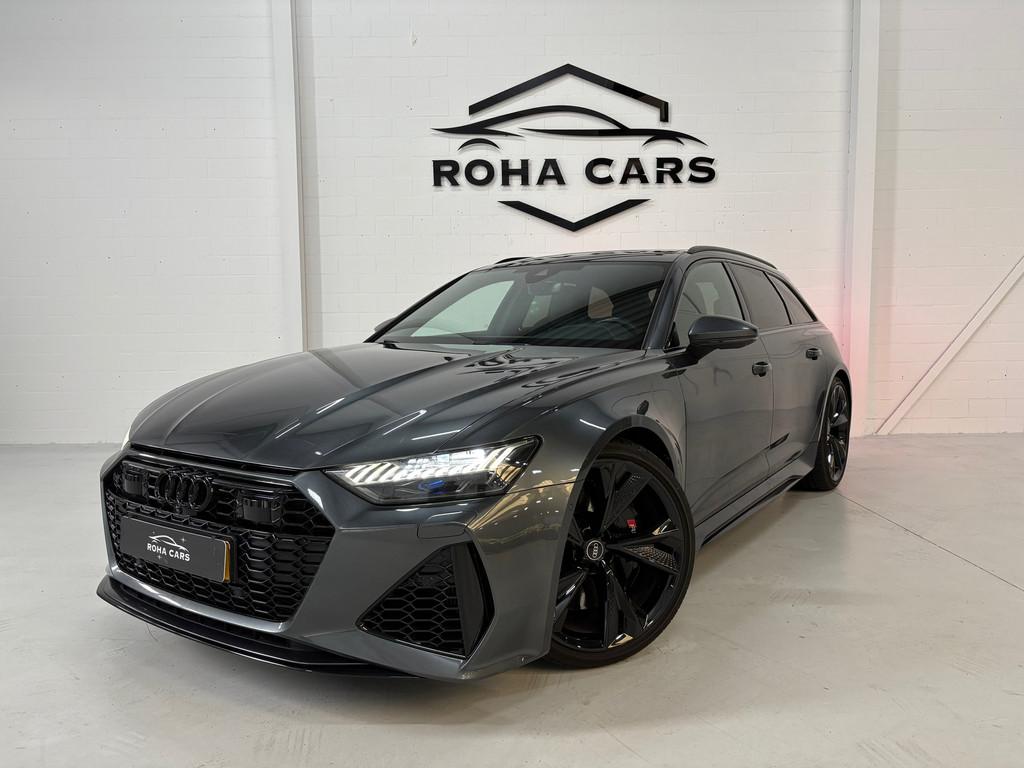 Audi RS 6 quattro PANO, 4WS, Carbon (Fabrieks garantie tot 2, Automaat, Gebruikt, Zwart, 600 pk