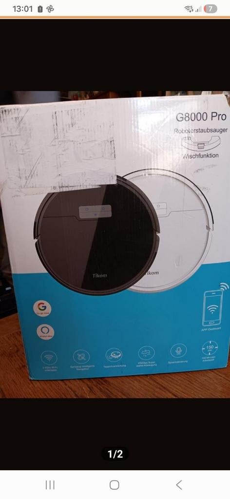 Nieuwe Robotstofzuiger - Wiel defect, voor handige Harry, Witgoed en Apparatuur, Stofzuigers, Ophalen of Verzenden