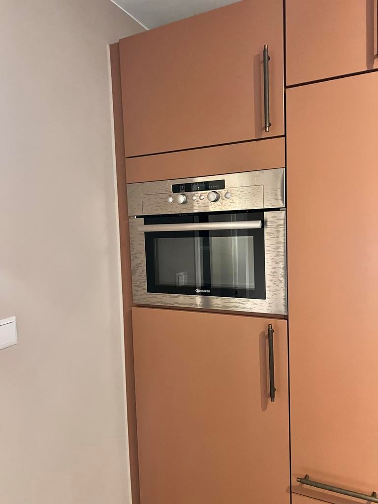 Bauknecht combimagnetron, Witgoed en Apparatuur, Magnetrons, Gebruikt, Inbouw, Combimagnetron, 60 cm of meer, Grill, Draaiplateau