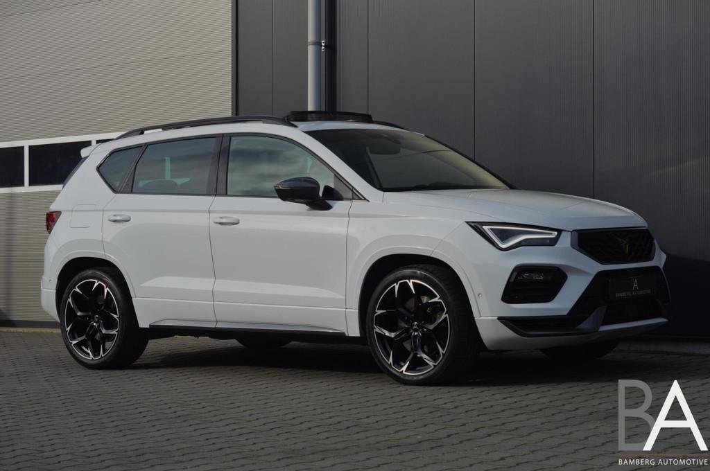 CUPRA Ateca 2.0TSI 4DRIVE Beats|trekhaak|pano|kuipstoel|360, Auto's, Automaat, Gebruikt, 4 cilinders, Wit
