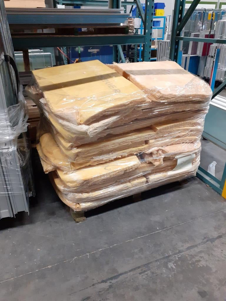 Isover glaswol, 4 tot 8 cm, Gebruikt, Ophalen of Verzenden, 15 m² of meer