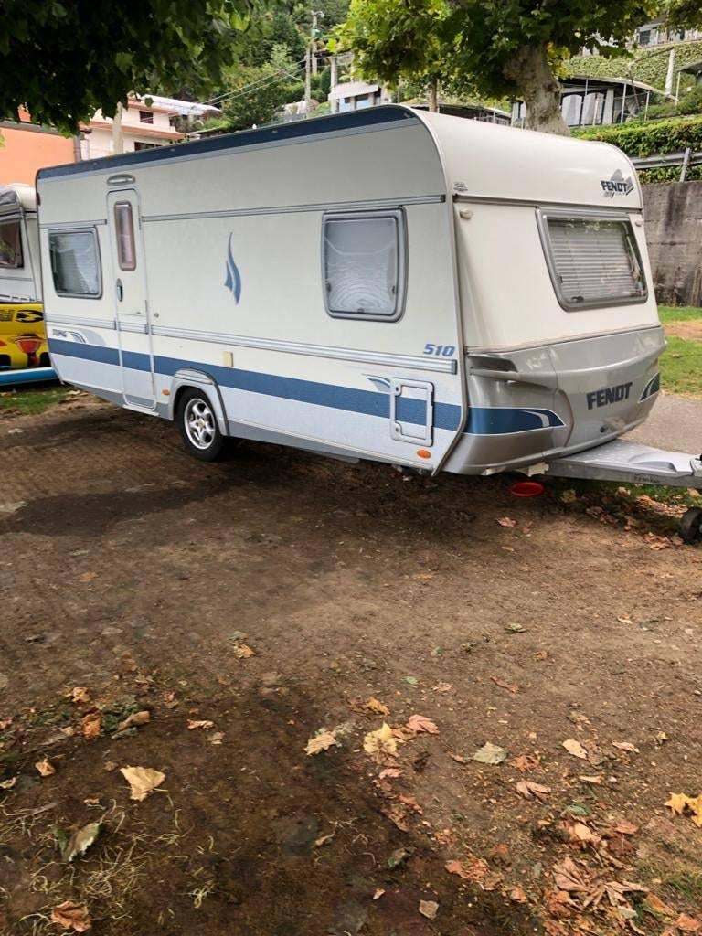 Fendt Topas 510 compleet, Caravans en Kamperen, Rondzit, Kachel, Frans bed, Particulier