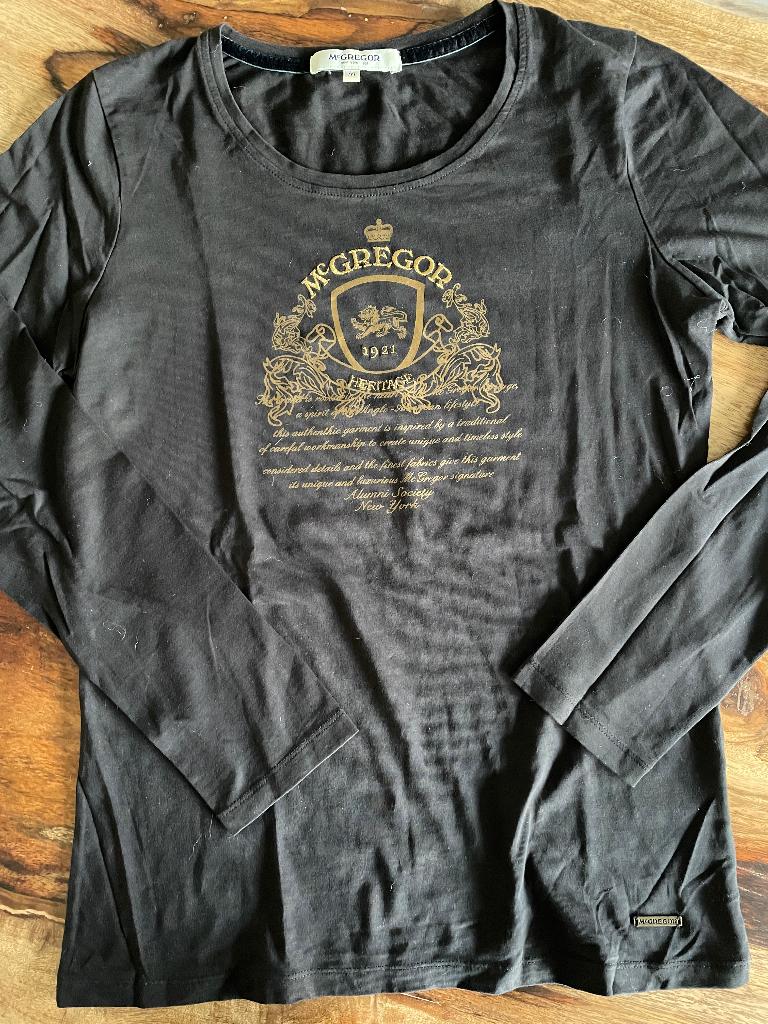 Kastopruiming heel leuk MG Gregor shirt / sleeve maat M, Maat 38/40 (M), McGregor, Zwart, Ophalen of Verzenden