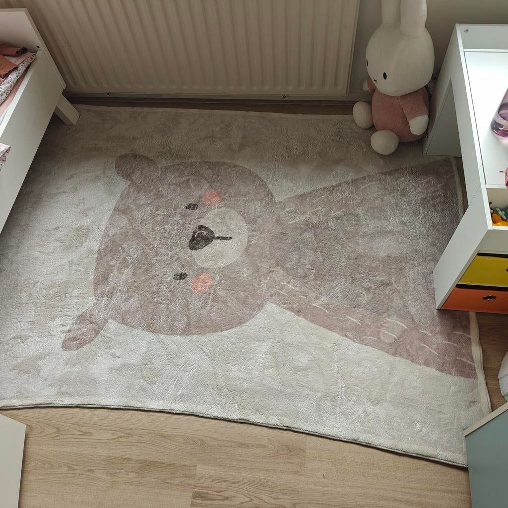 Volero wasbaar kindervloerkleed, Huis en Inrichting, Ophalen, Beige, Rechthoekig, 100 tot 150 cm