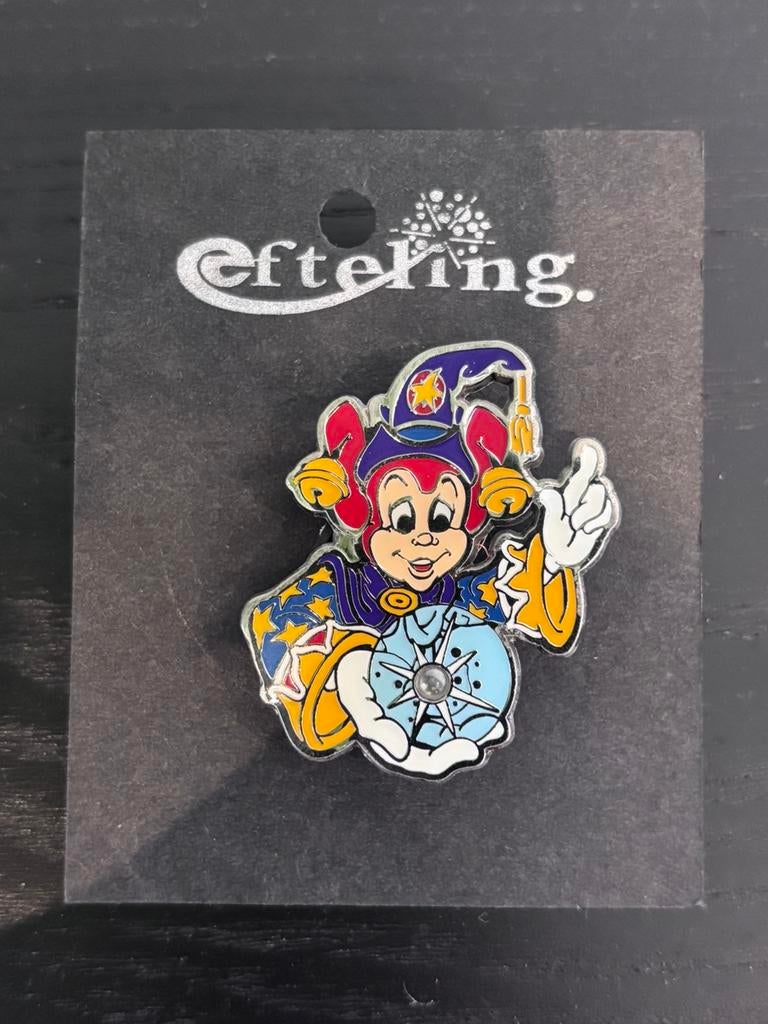 Pardoes pin met licht Efteling, Verzamelen, Ophalen of Verzenden, Zo goed als nieuw, Button of Speldje