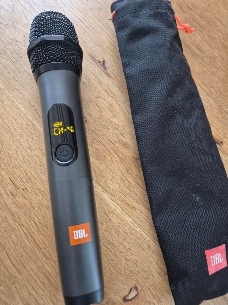 JBL draadloze microfoon, Ophalen of Verzenden, Zo goed als nieuw, Zangmicrofoon