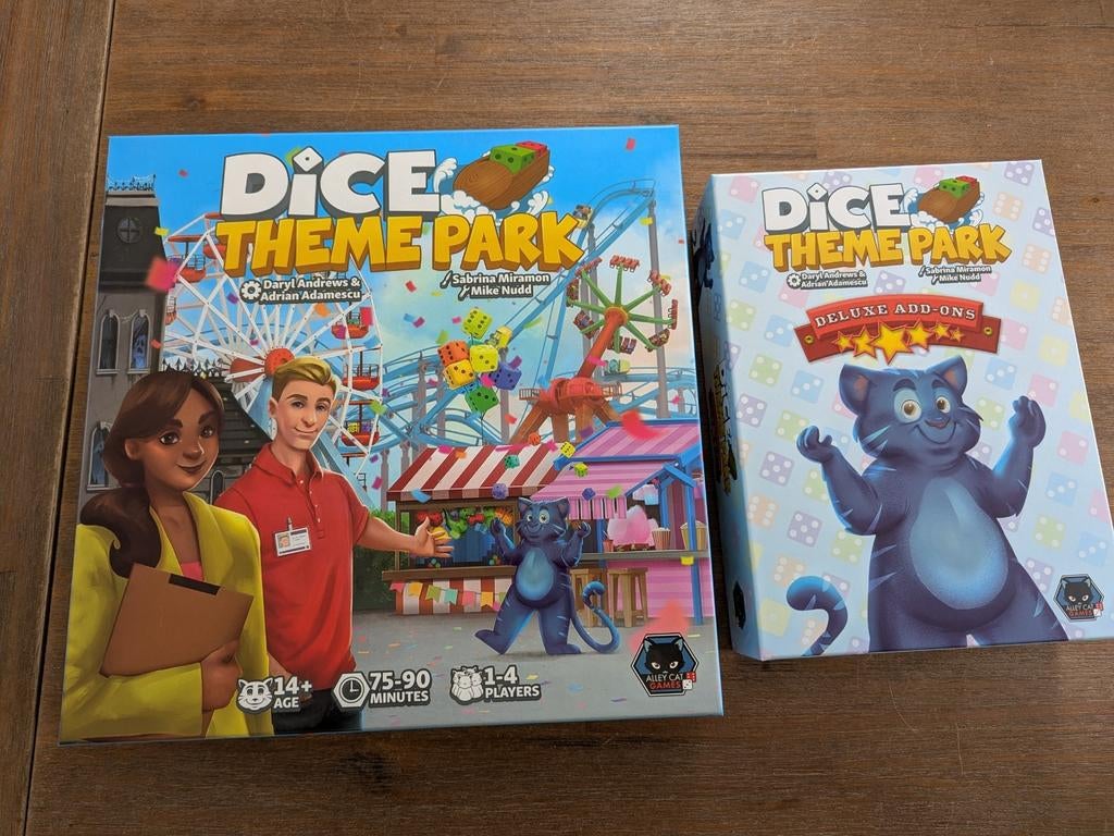 Dice Theme Park (Kickstarter) incl. deluxe add-ons, Hobby en Vrije tijd, Gezelschapsspellen | Overige, Een of twee spelers, Ophalen of Verzenden