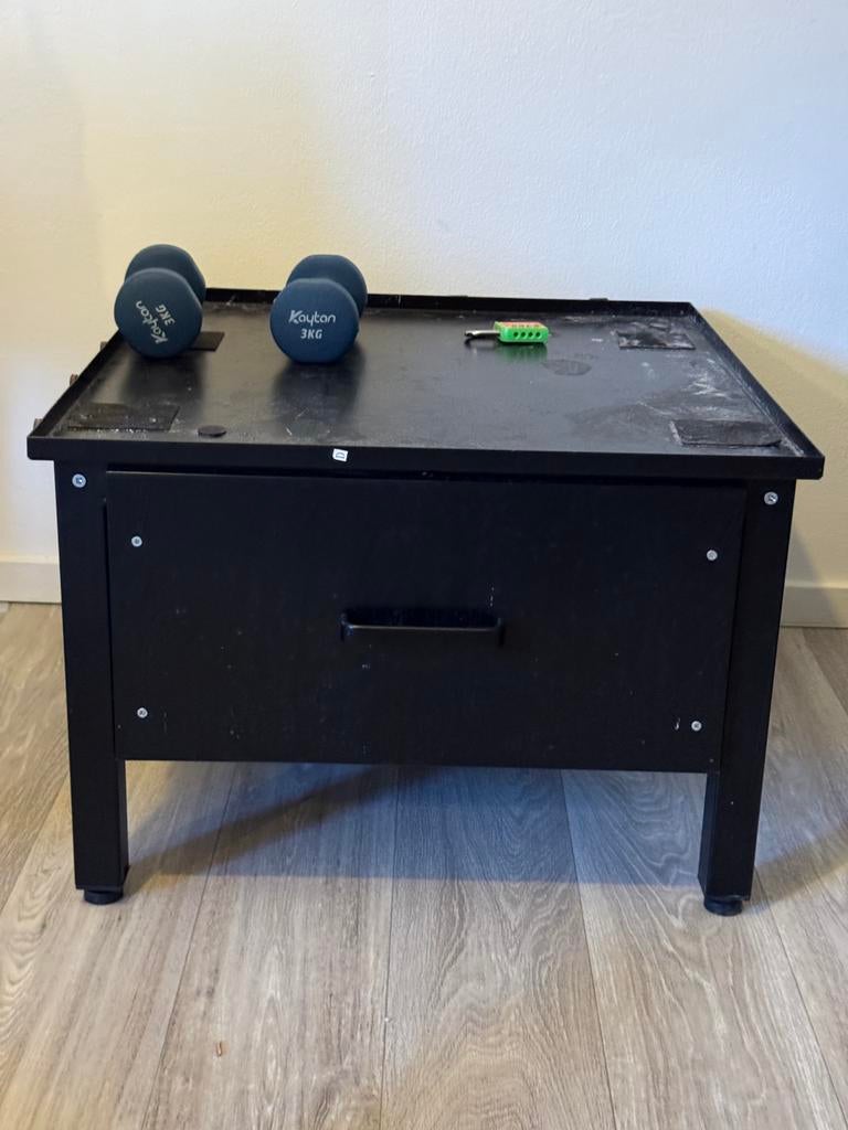 Wasmachine verhoger / onderstel met lade zwart, Witgoed en Apparatuur, Ophalen of Verzenden, Zo goed als nieuw, 1200 tot 1600 toeren