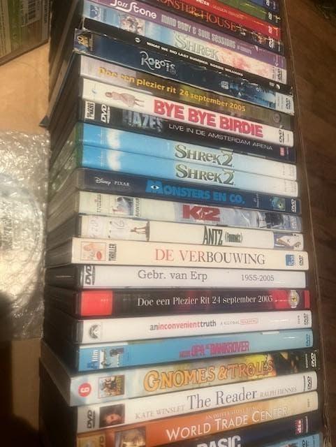 doos met dvd's, Alle leeftijden, Ophalen of Verzenden, Gebruikt