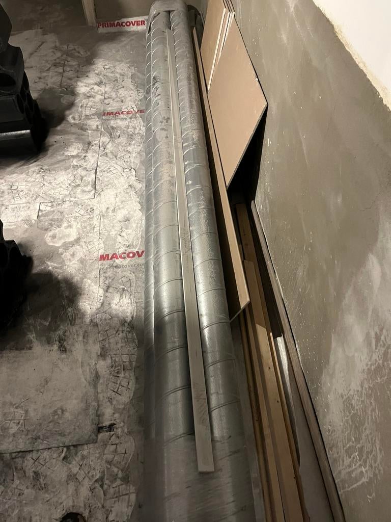 Spirobuizen 4x 3 meter 125 mm, Overige materialen, 6 meter of meer, Nieuw, Ophalen of Verzenden