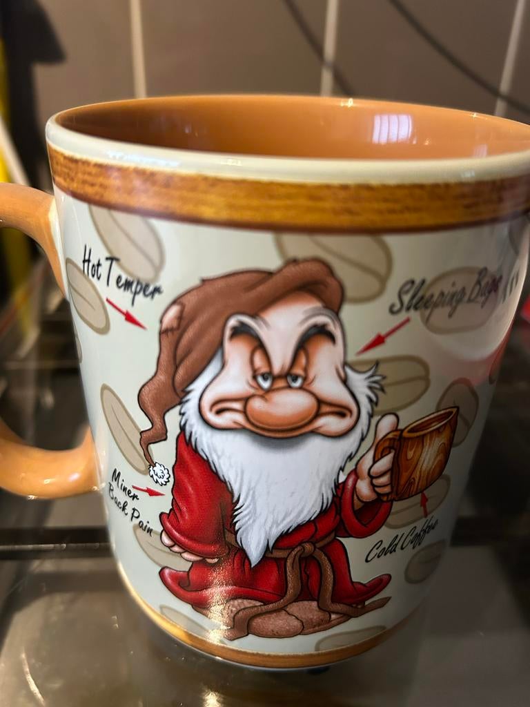 Disneyland Parijs mok Gnorrie, Gebruikt, Keramiek, Ophalen of Verzenden, Overige stijlen