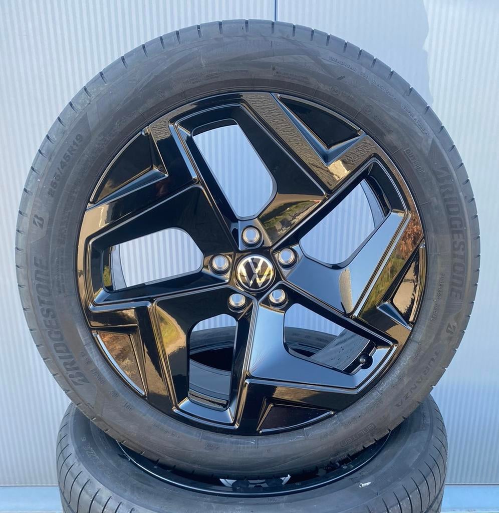 19” Originele VW Tiguan Coventry Velgen + Zomerbanden, 19 inch, 255 mm, Banden en Velgen, Nieuw