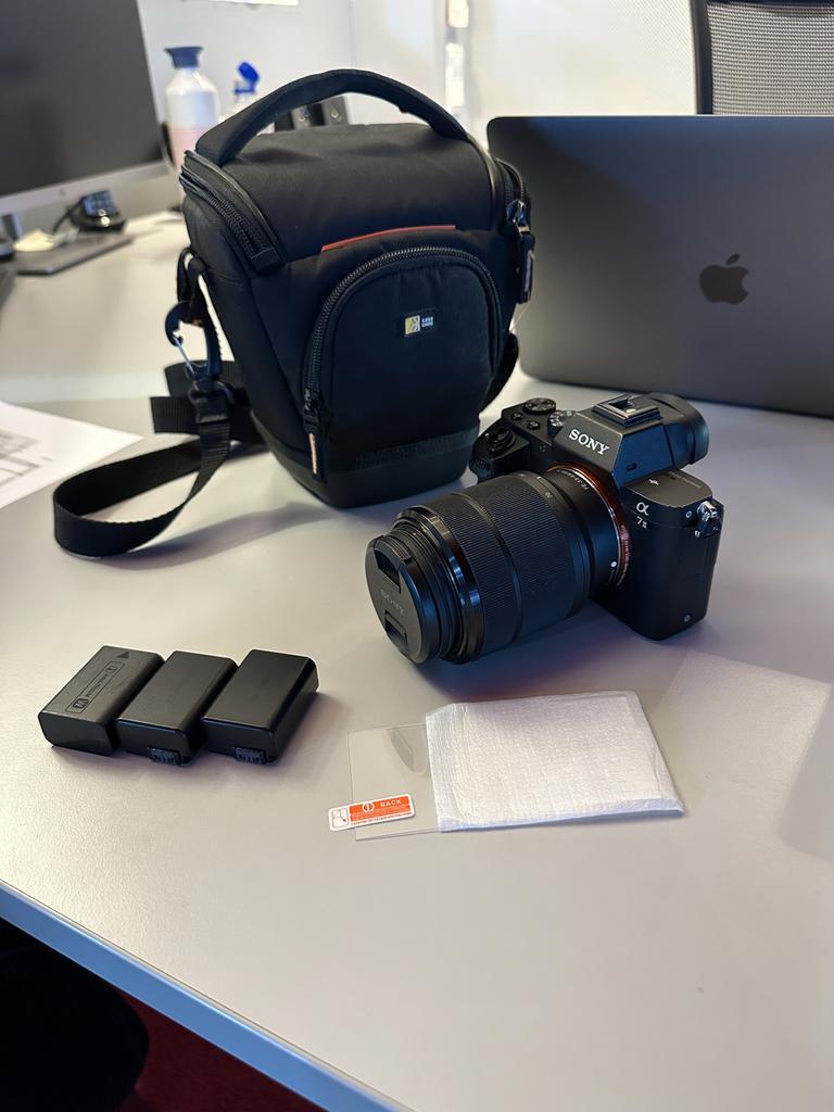 Sony A7 II COMPLEET MET 24-70 Lens + Tas + 3 Accus en meer!, Audio, Tv en Foto, Fotocamera's Digitaal, Spiegelreflex, Ophalen of Verzenden