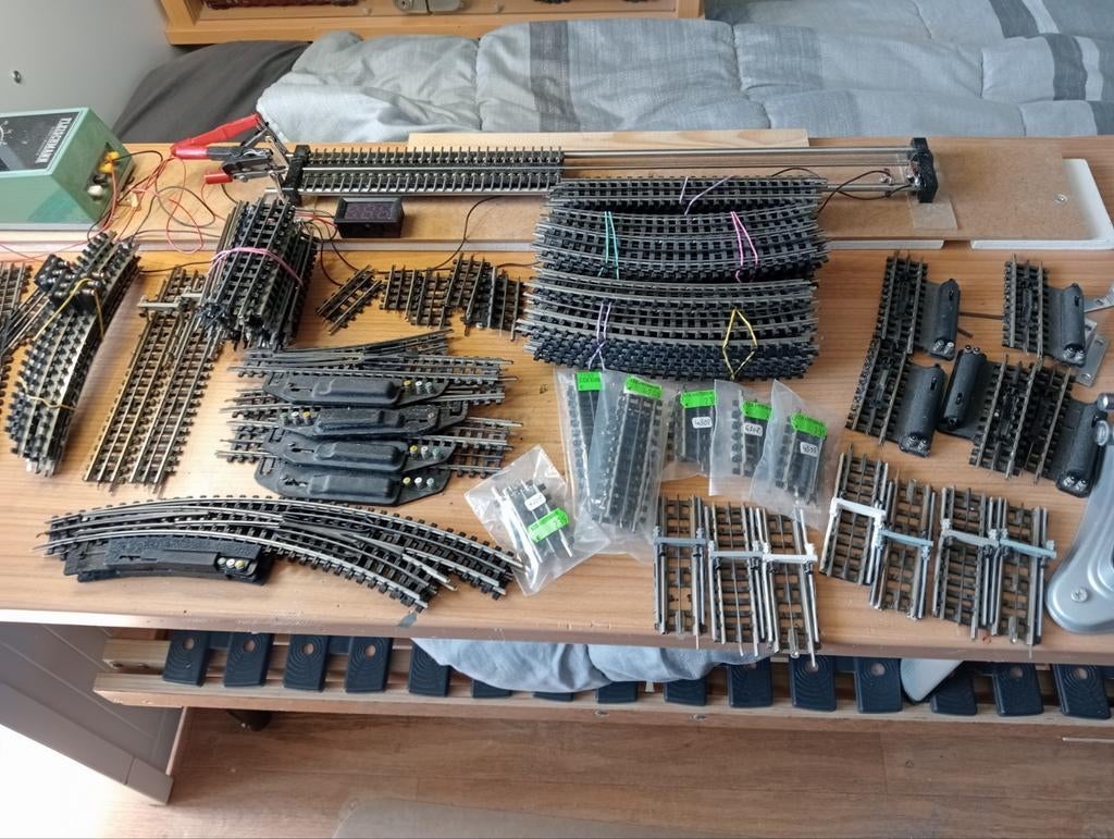 Trix rail  3 spoor, Ophalen of Verzenden, Gelijkstroom, Rails, Trix