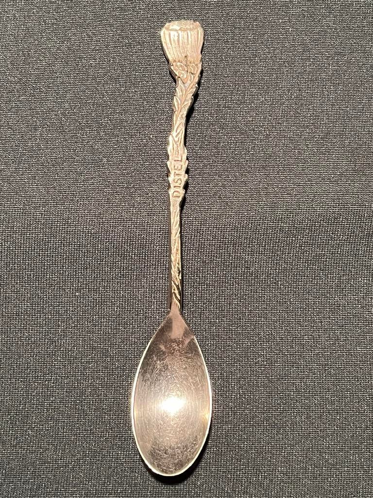 Vintage Distel lepeltje, Antiek en Kunst, Ophalen of Verzenden