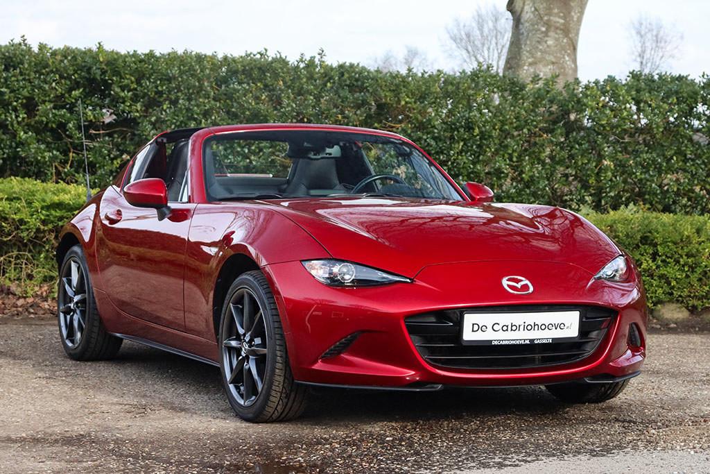 Mazda MX-5 RF NDRF 2.0l SkyActiv-G 184 GT-M Soul Red Crystal, Gebruikt, Zwart, 4 cilinders, Cabriolet