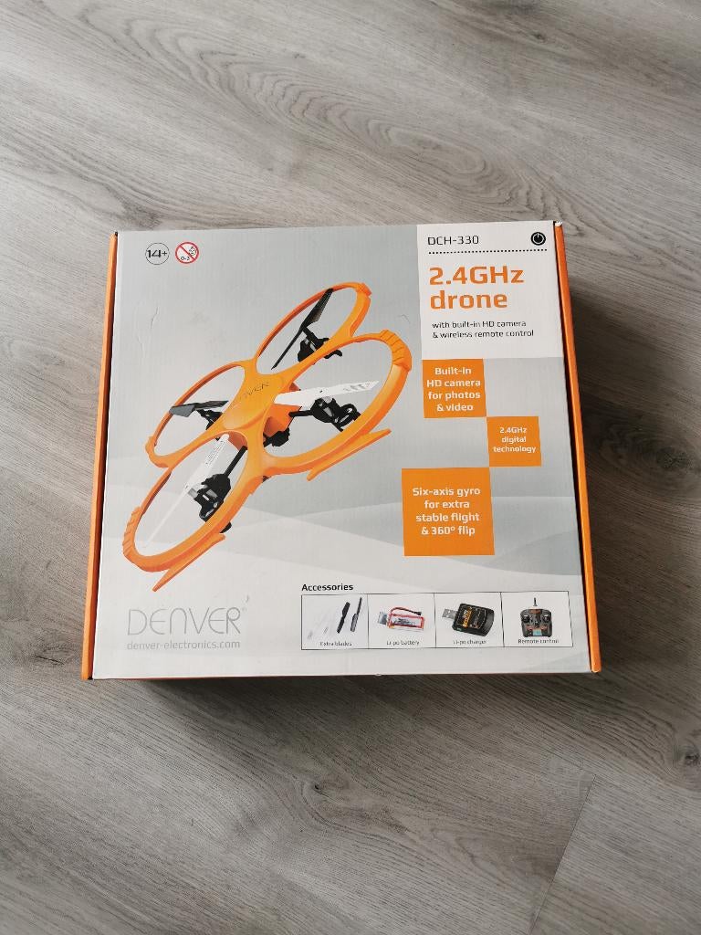 Denver DCH-330 drone, Gebruikt, Overige merken, Minder dan 100 meter, Minder dan 15 minuten