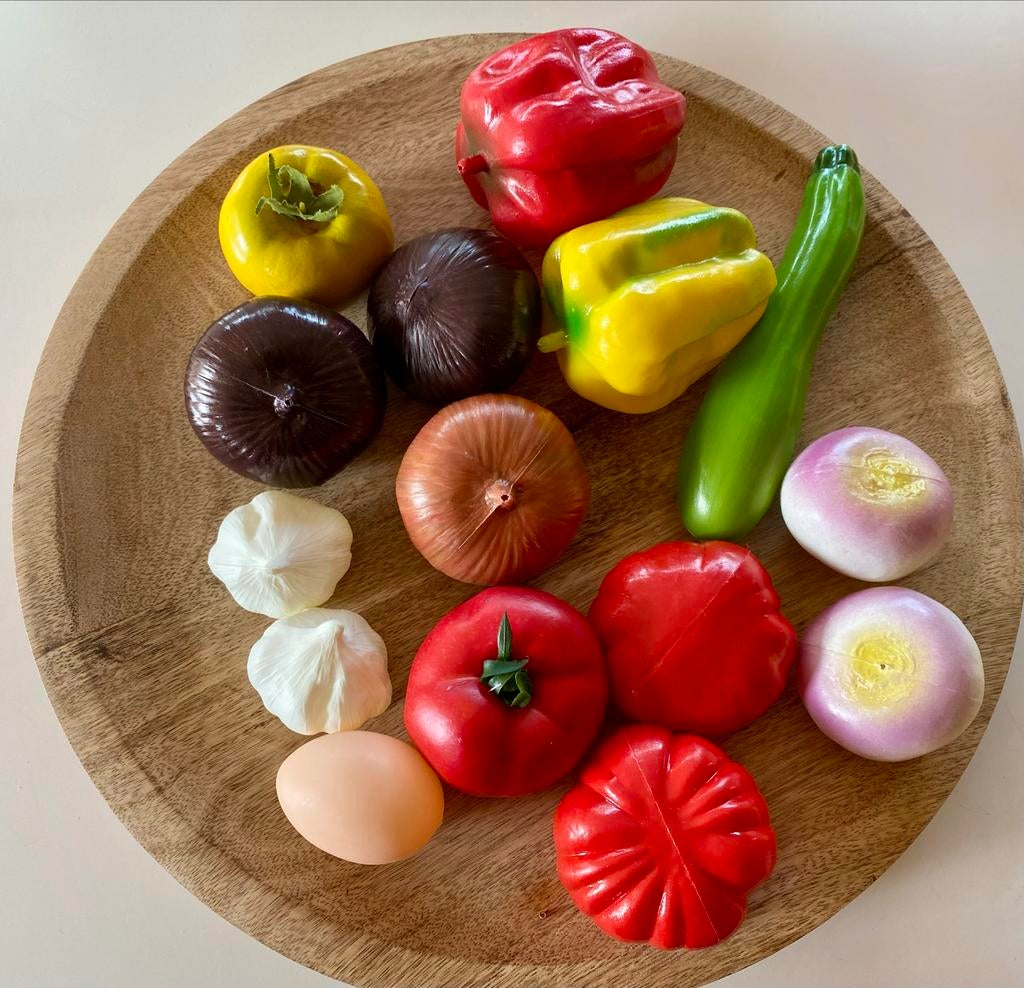 Decoratie groenten en fruit, Ophalen of Verzenden, Gebruikt, Kunststof, Meerkleurig