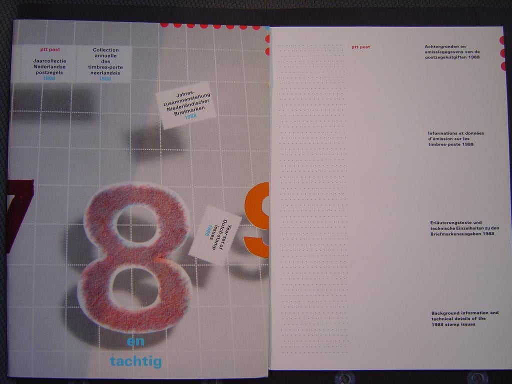 Nederland Jaarcollectie 1988 postfris, Ophalen of Verzenden