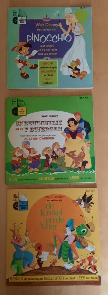 3 MINI L.P. 's met boekje, Verzamelen, Ophalen of Verzenden