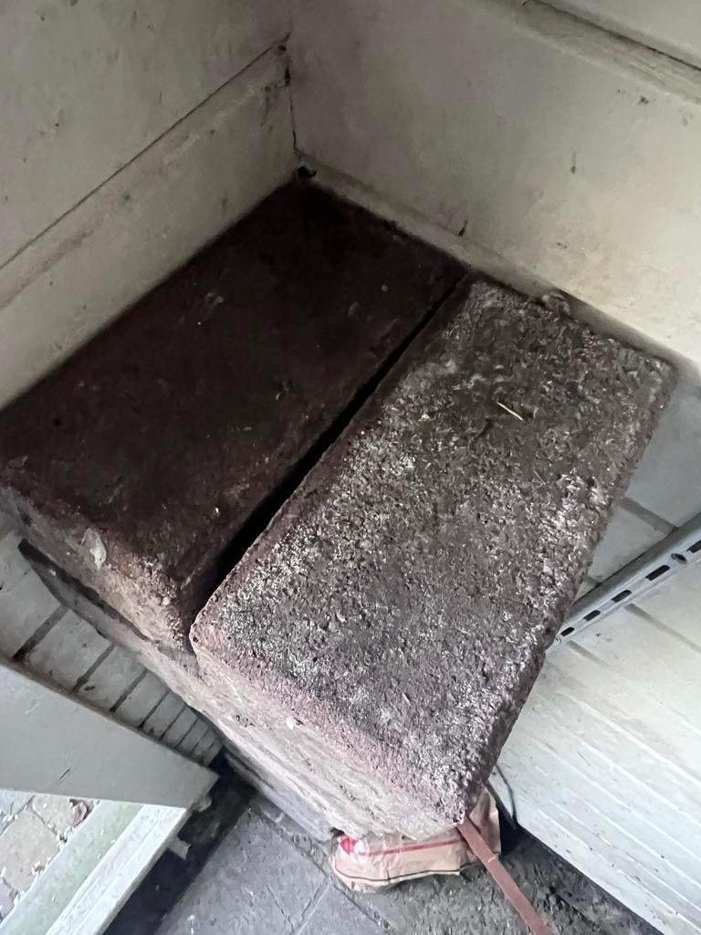 Klinkers 32 stuks, Tuin en Terras, Tegels en Klinkers, Ophalen, Gebruikt, Beton, Klinkers