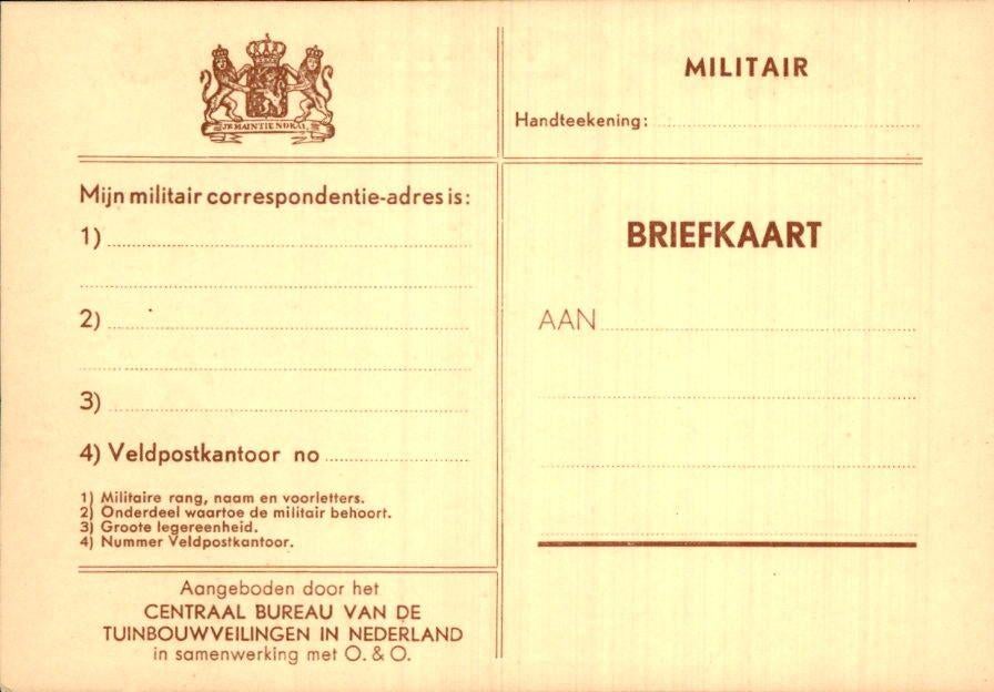 Militair - Briefkaart - 1950, Verzenden, Briefkaart