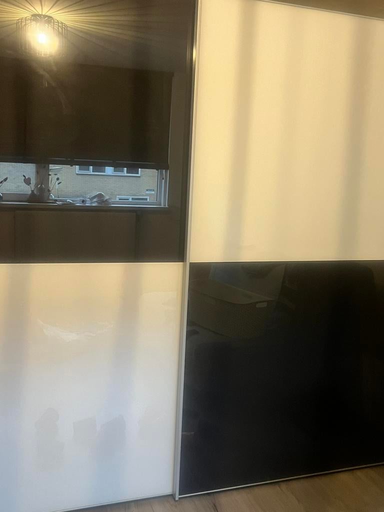 Kledingkast schuifdeur, Ophalen, Zo goed als nieuw, 50 tot 75 cm, 200 cm of meer