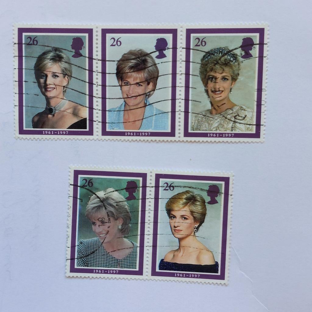 Engeland  1998  Serie Diana, Ophalen of Verzenden, Gestempeld