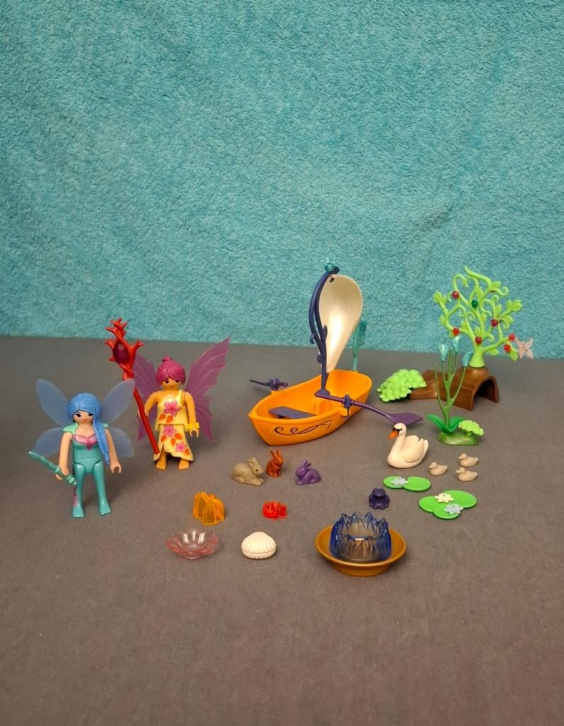 Playmobil 9330 Feeëntuin met boot, Kinderen en Baby's, Speelgoed | Playmobil, Ophalen, Gebruikt, Los playmobil