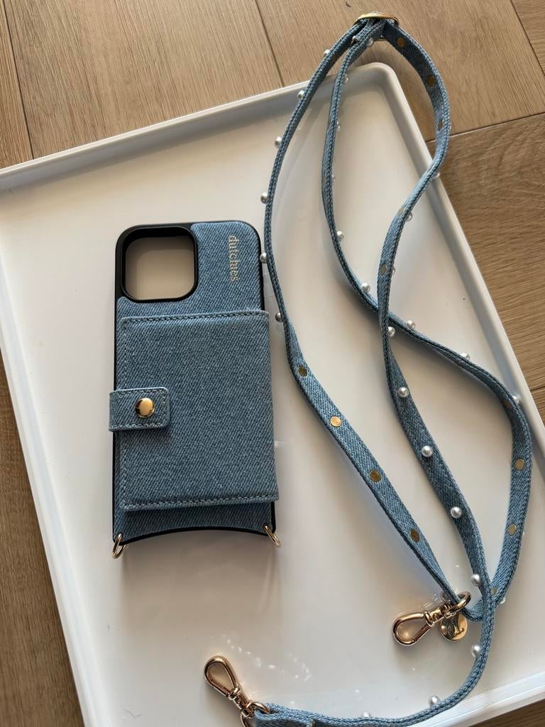 Dutchies set iphone 16 pro max denim, Ophalen of Verzenden, Zo goed als nieuw