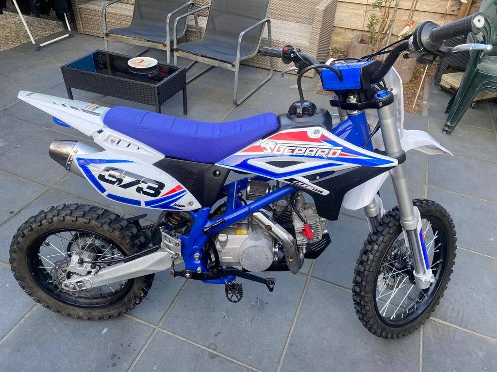 Gepard pitbike 125cc 4takt, Ophalen of Verzenden, Zo goed als nieuw, Blok, Piaggio