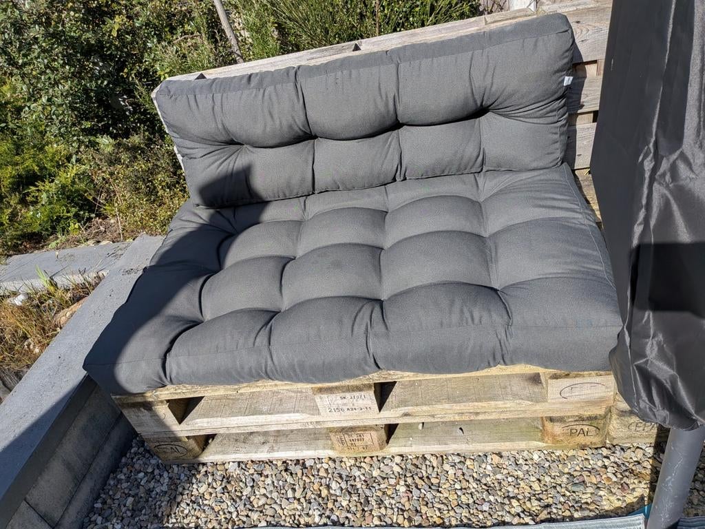 Palletbank incl kussens (12080), Ophalen