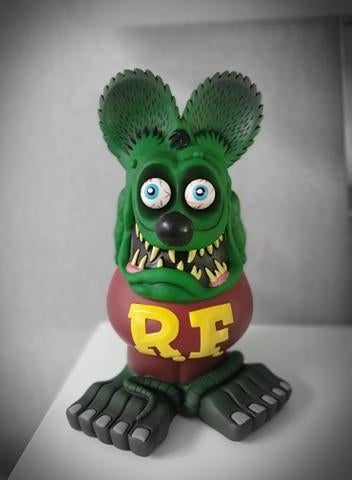 Rat fink beeld veel andere leuke verzamel decoratie beelden, Verzamelen, Beelden en Beeldjes, Zo goed als nieuw, Overige typen