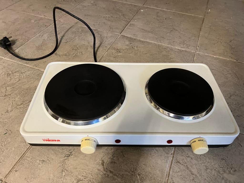 Tristar kookplaatje, Witgoed en Apparatuur, Kookplaten, 3 kookzones of minder, Ophalen of Verzenden, Zo goed als nieuw, Vrijstaand