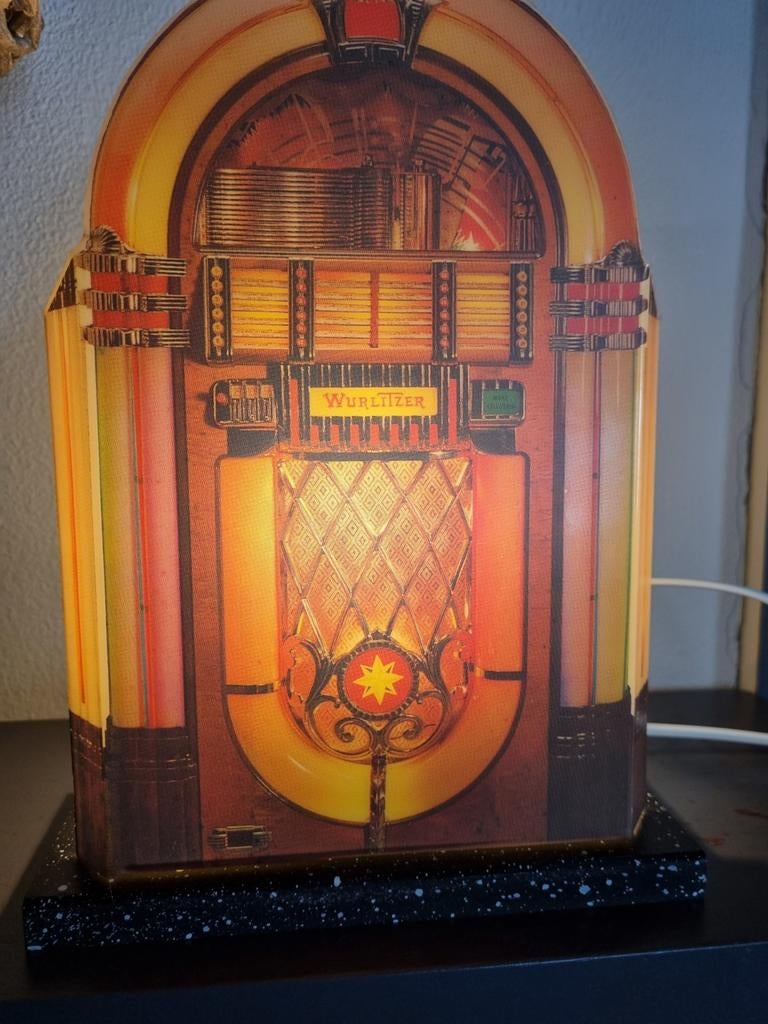 Wurlitzer Jukebox Lamp - Decoratieve Verlichting, Ophalen of Verzenden, Zo goed als nieuw, 1970 tot heden, Wurlitzer