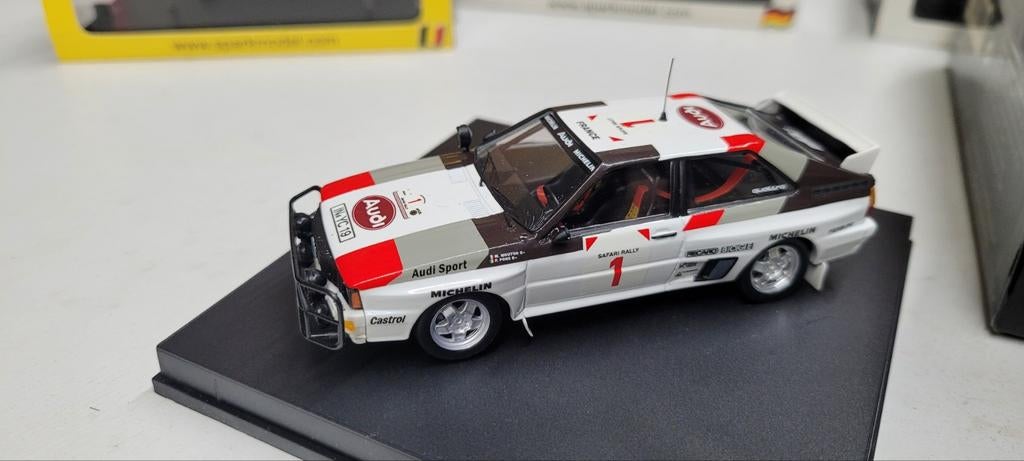 Trofeu Audi Quattro Safari Rally 1983, Hobby en Vrije tijd, Modelauto's | 1:43, Ophalen of Verzenden, Zo goed als nieuw, Auto