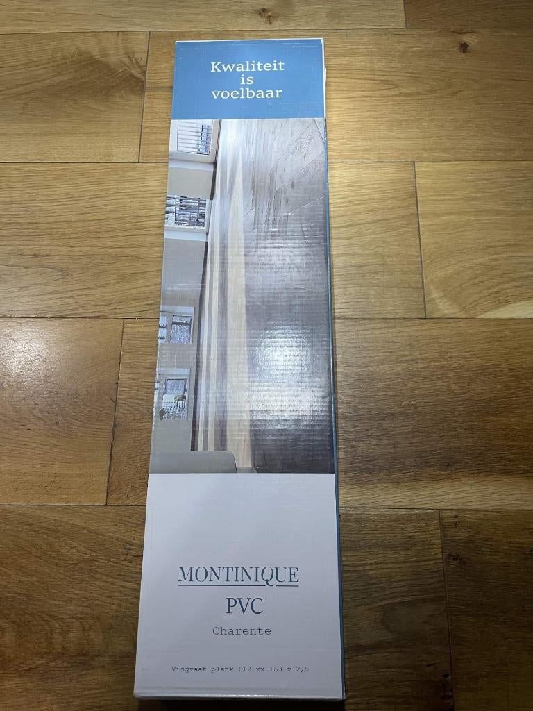 PVC visgraat vloer +/- 21m2, Huis en Inrichting, Ophalen, Bruin, Overige typen, Nieuw