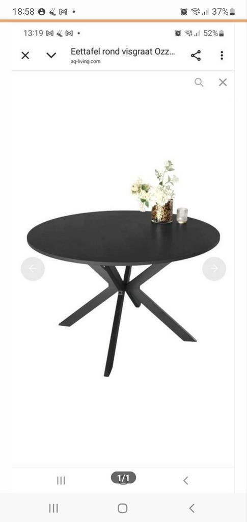 Tafel met gebruikssporen - kan nog een ronde mee, Ophalen of Verzenden, Gebruikt, Rond, 50 tot 100 cm