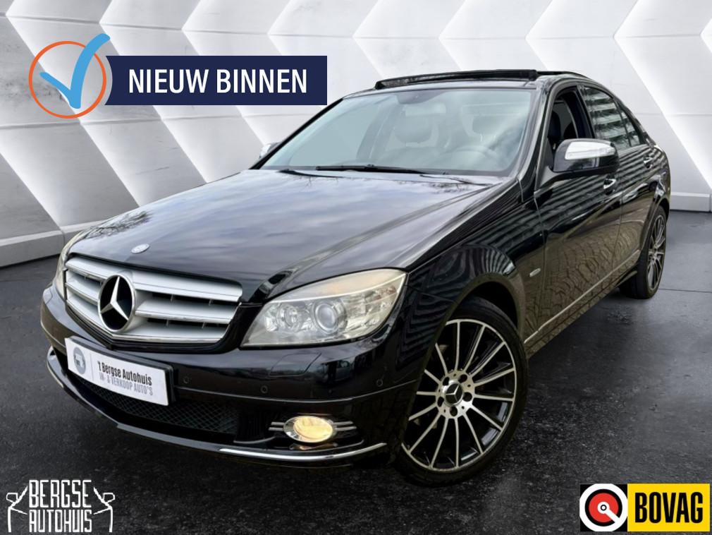 Mercedes-Benz C-Klasse 280 Avantgarde V6 AMG PANO NAVI ECC, Auto's, Automaat, Achterwielaandrijving, Zwart, Zwart