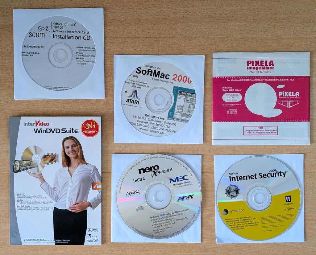 Verschillende PC cd en dvd software, Ophalen of Verzenden, Nieuw